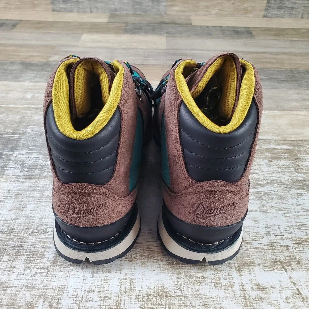 Danner Free Spirit Mens Hiking Boots Sz 12 Dark Earth Lace Up Mid Top Round Toe‎